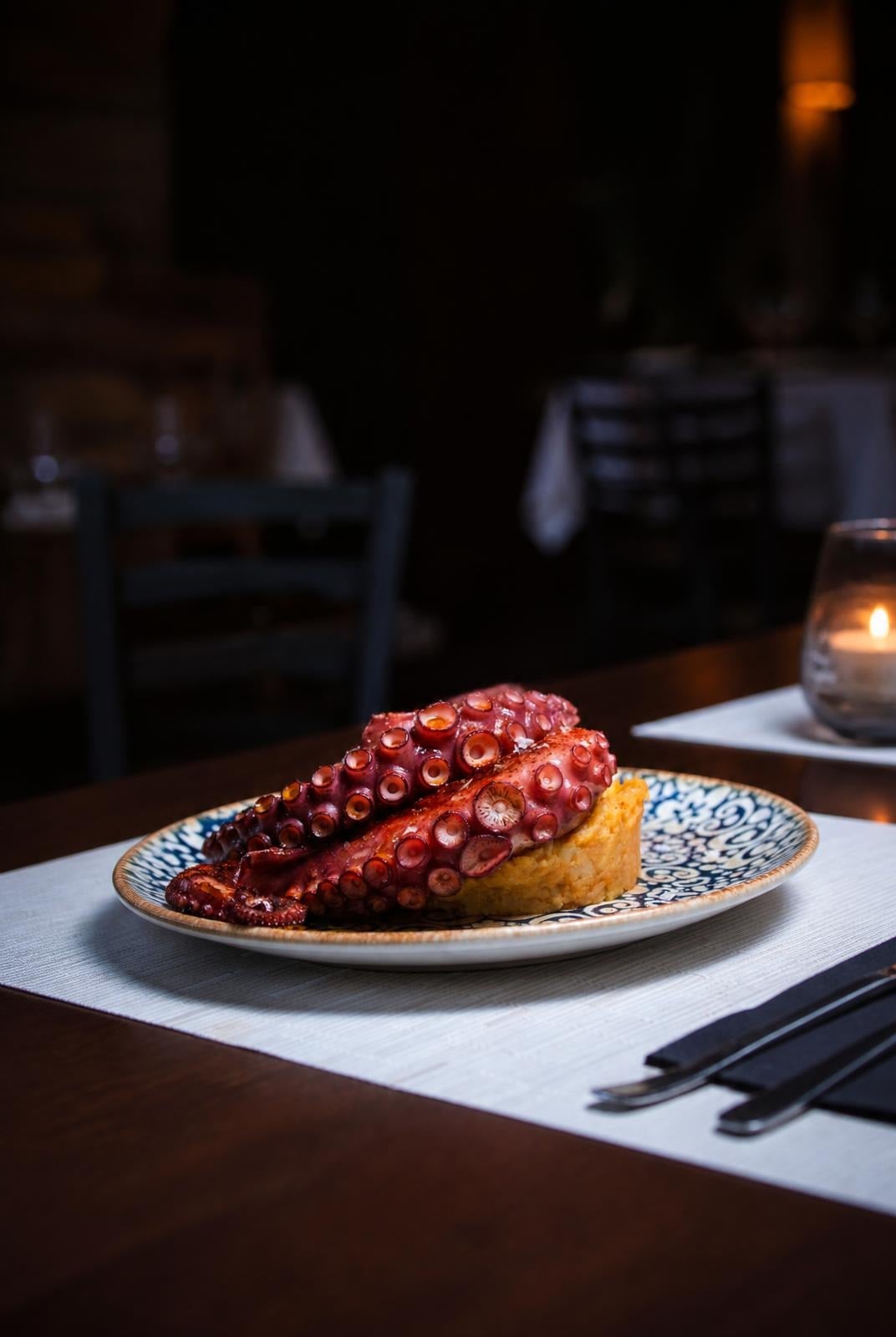 Pulpo a la brasa